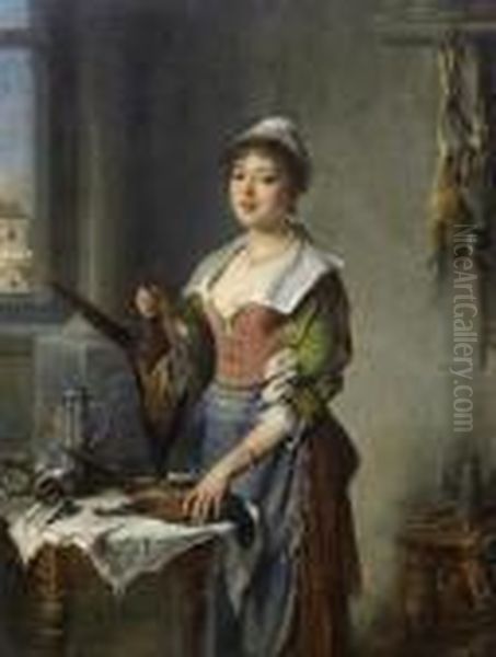 Girl In A Kitchen - view 1