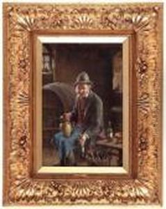 Im Weinkeller by Hermann Kern