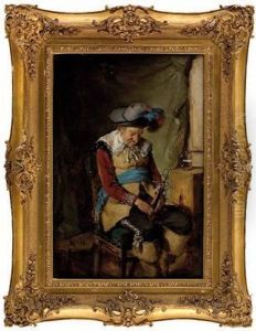 "der Schlafendemusketier" Unten Links Signiert: Kern H. by Hermann Kern