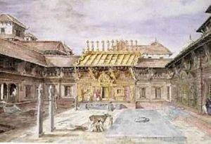 Hoolchok in the Bhatyaon Durbar Nepal 1852-60