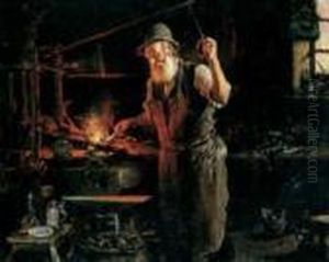 Signiert Und Datiert Unten Rechts: Kern H 1905. by Hermann Kern