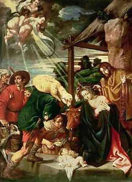 Adoration of the Shepherds by Pedro Orrente