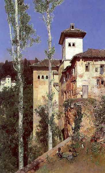 The Ladies' Tower in the Alhambra, Granada - view 1