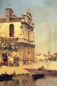 A View Of Venice by Martin Rico y Ortega