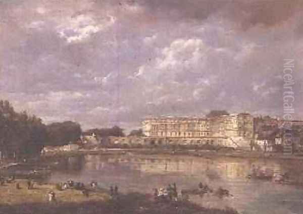 Versailles from the Piece dEau des Suisses - view 1