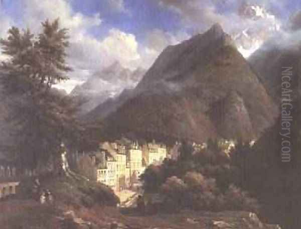 Les Eaux-Bonnes, 1846 - view 1