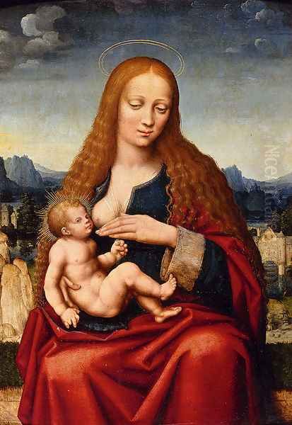 Madonna And Child In A Landscape - view 1