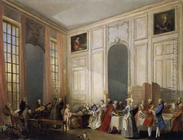 Afternoon Tea at the Temple 1766 - view 1