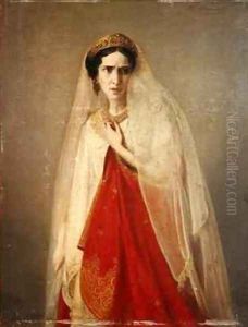 Portrait of Rachel by Friederike Emile August O'Connell