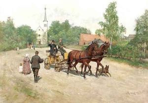 Motif from a Small Town by Ryszard Okninski