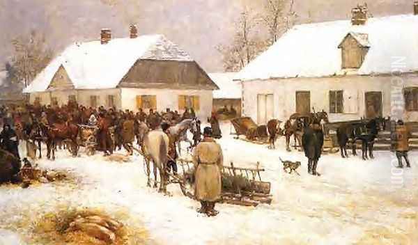 Market in a Small Town - view 1
