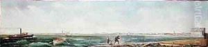 Michigan Avenue from the Eastern Extension of the North Pier Chicago 1865 by William J. O'Brien