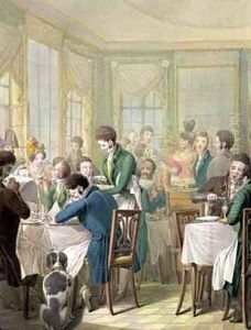 The Restaurant in the Palais Royal 1831