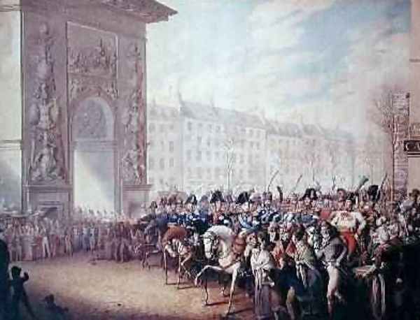 The Entrance of the Emperors into Paris - view 1