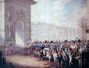 The Entrance of the Emperors into Paris