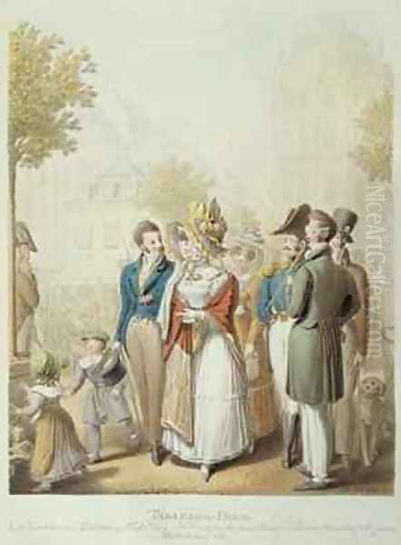 The Jardin des Tuileries from Tableau de Paris 2 - view 1