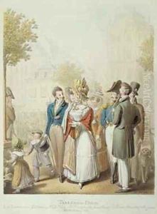 The Jardin des Tuileries from Tableau de Paris 2 by George Emmanuel Opitz
