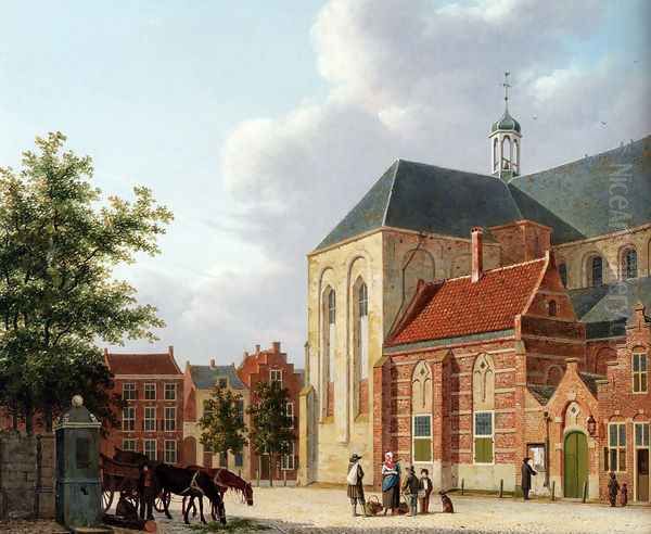 A View Of The Sint Jan's Kerkhof, Utrecht - view 1