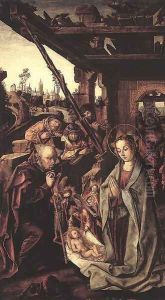The Adoration of the Shepherds 1530 by Rodrigo de, the Younger Osona