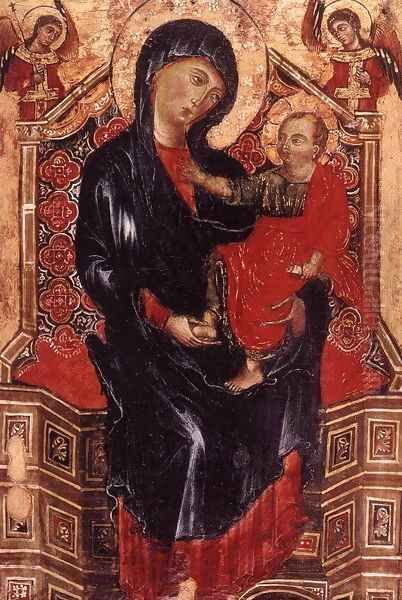 Virgin and Child Enthroned between Two Archangels - view 1