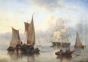 Bringing the catch on board by George Willem Opdenhoff