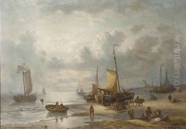 Unloading the catch - view 1