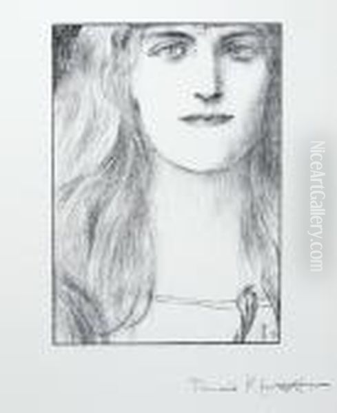 Une Tete De Face - view 1