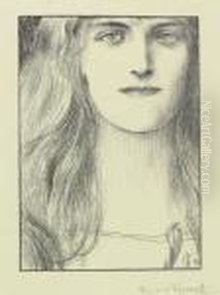 Une Tete De Face - view 1