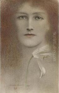 Diffidence by Fernand Khnopff