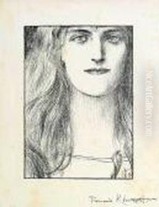 Kobieta. Studium Twarzy by Fernand Khnopff