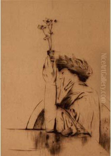 Khnopff. - Un Gested'offrande - view 1