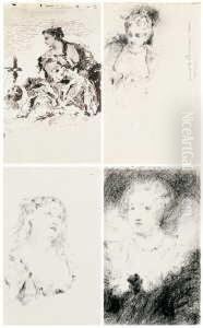 Carnet De Croquis by Fernand Khnopff