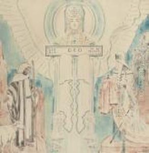 L' Ange De Noel by Fernand Khnopff