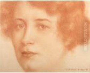 Portrait Of Mrs Stokis by Fernand Khnopff