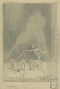 La Pendule by Fernand Khnopff