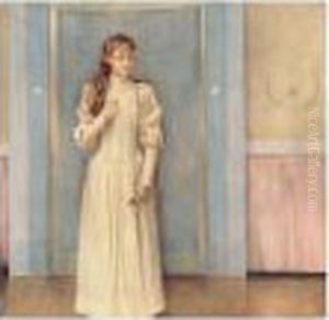 Portrait De Marguerite Landuyt by Fernand Khnopff