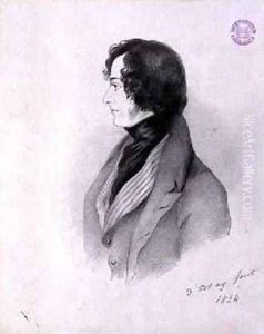 Benjamin Disraeli 1804-81, 1834 by Alfred d' Orsay