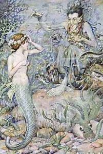 You Came Just in Time, said the Witch, illustration to a story from The Worlds Fairy Tale Book pub. by G. Harrap and Co. Ltd., London by Monro Scott Orr