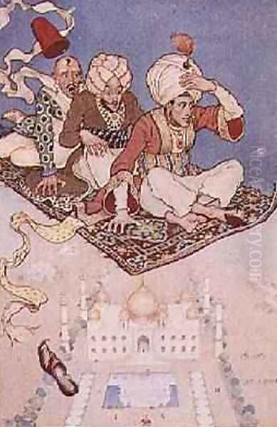 The Magic Carpet from The Worlds Fairy Tale Book, pub. by G. Harrap & Co. Ltd., London - view 1