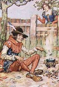 What Do You Put in the Pot inquired the lady, from The Worlds Fairy Tale Book pub. by G. Harrad & Co. Ltd., London by Monro Scott Orr
