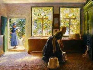 A Hall in Borgfeld by Hans Olde