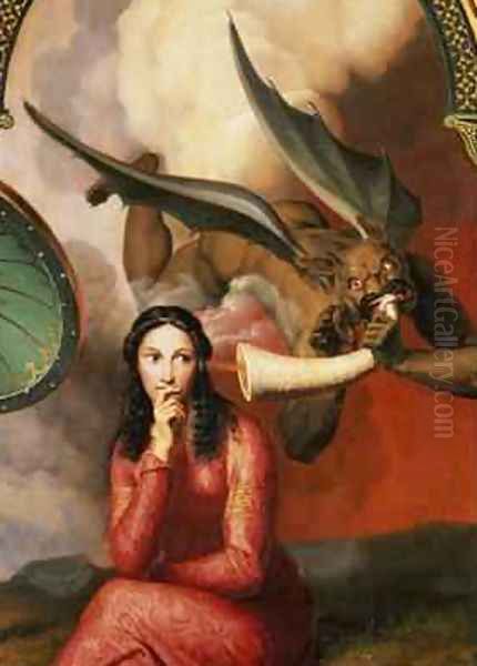 Good and Evil the Devil Tempting a Young Woman, 1832 - view 1