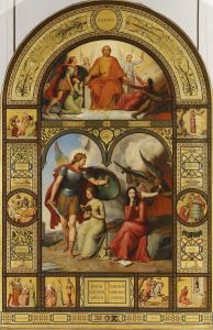 Good and Evil, 1832 by Andre Jacques Victor Orsel