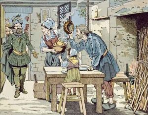 Henri IV King of the Poor who wants all his subjects to have a chicken for Sunday dinner by Jacques Onfray de Breville