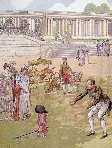 Napoleon 1769-1821 Playing with the King of Rome 1811-32