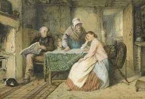 Words Of Advice by George Goodwin Kilburne