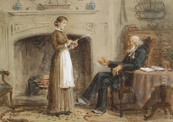 Filling His Pipe - view 1