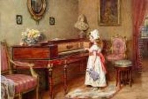 Piano Practice by George Goodwin Kilburne