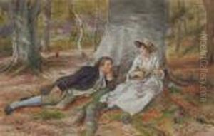 Happy Moments by George Goodwin Kilburne