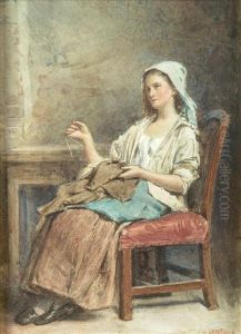 The Housemaid by George Goodwin Kilburne